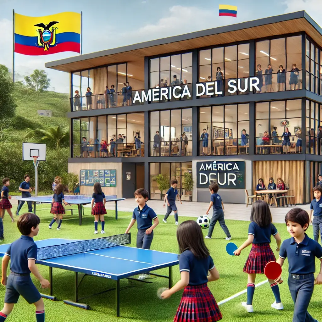 Fondo de la escuela América del Sur